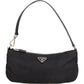 Prada Black Nylon Triangle Shoulder Bag