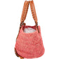 Balenciaga Raffia Panier City Handbag