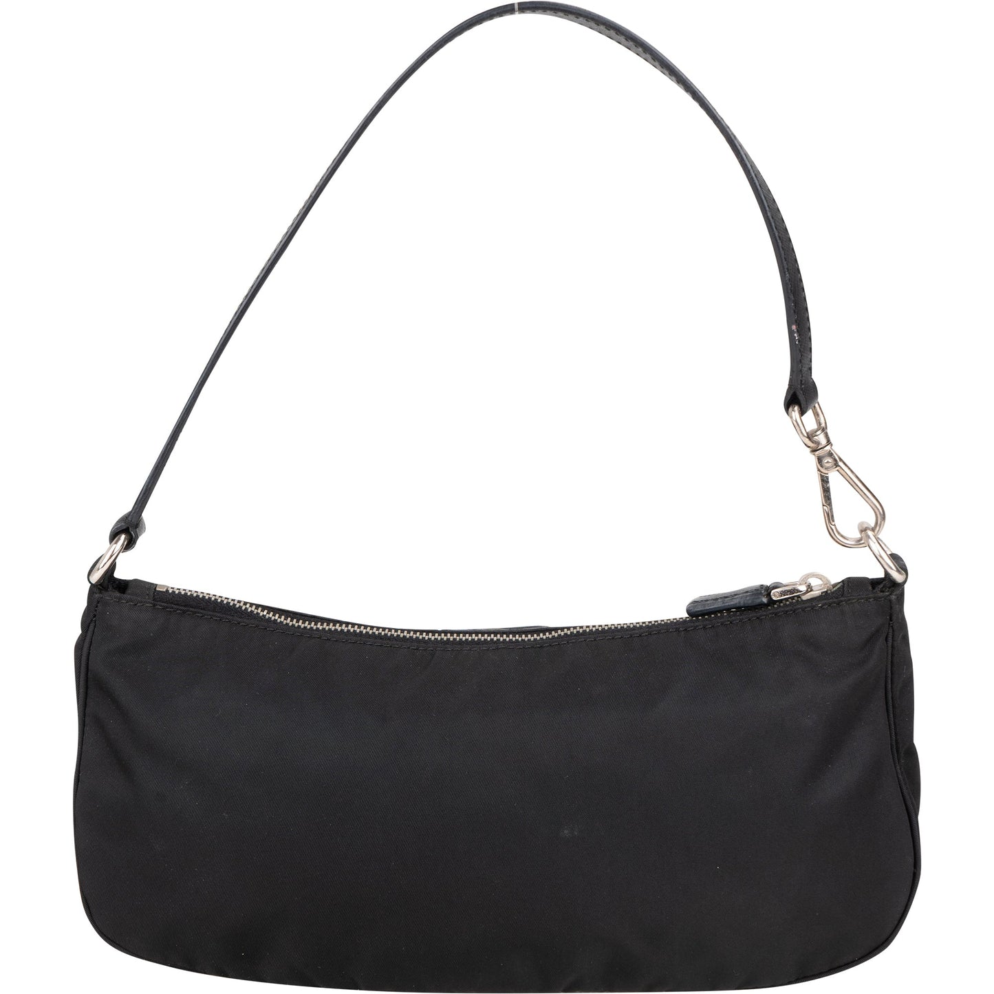 Prada Black Nylon Triangle Shoulder Bag