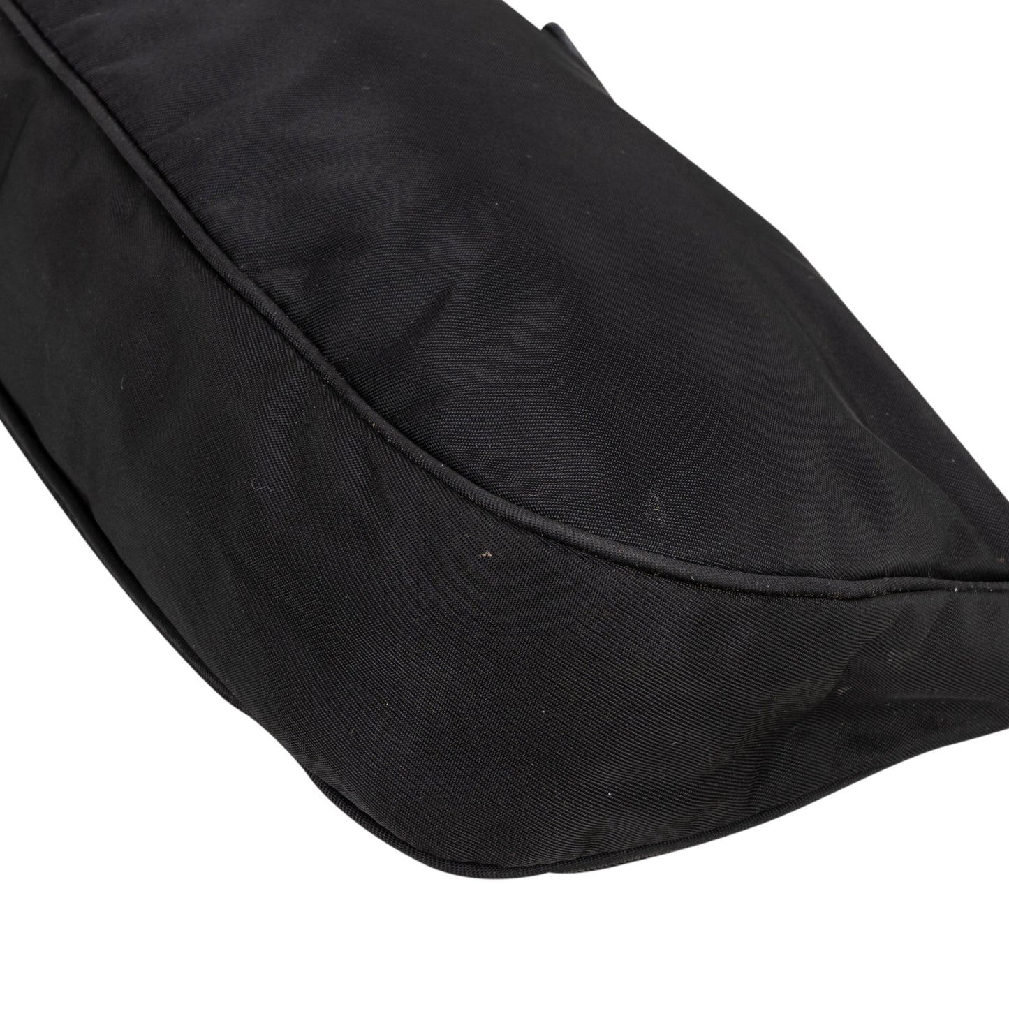 Prada Black Nylon Triangle Shoulder Bag