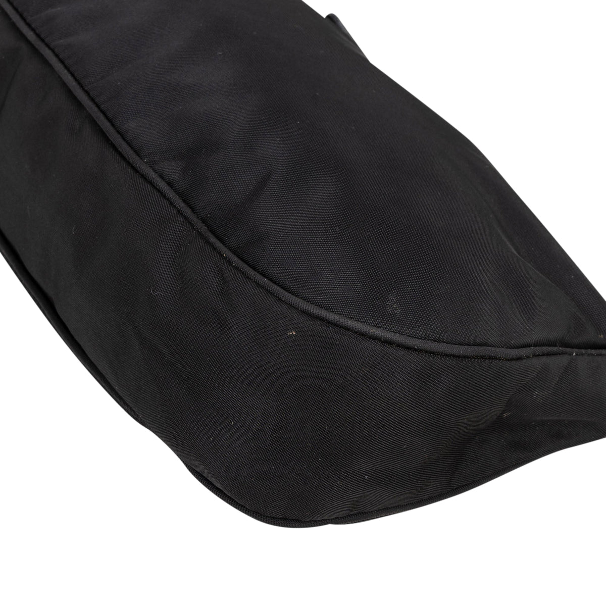 Prada Black Nylon Triangle Shoulder Bag