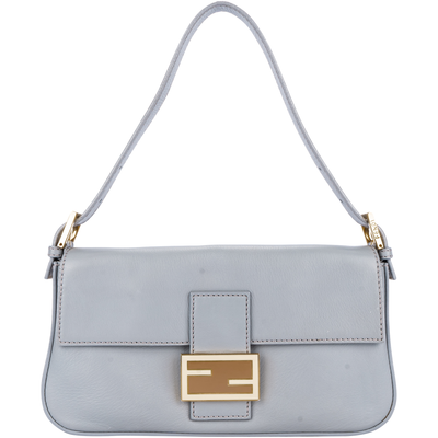 Fendi Leather Baguette Shoulder Bag