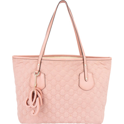 Gucci Pink Puffy Monogram Charmy Handbag
