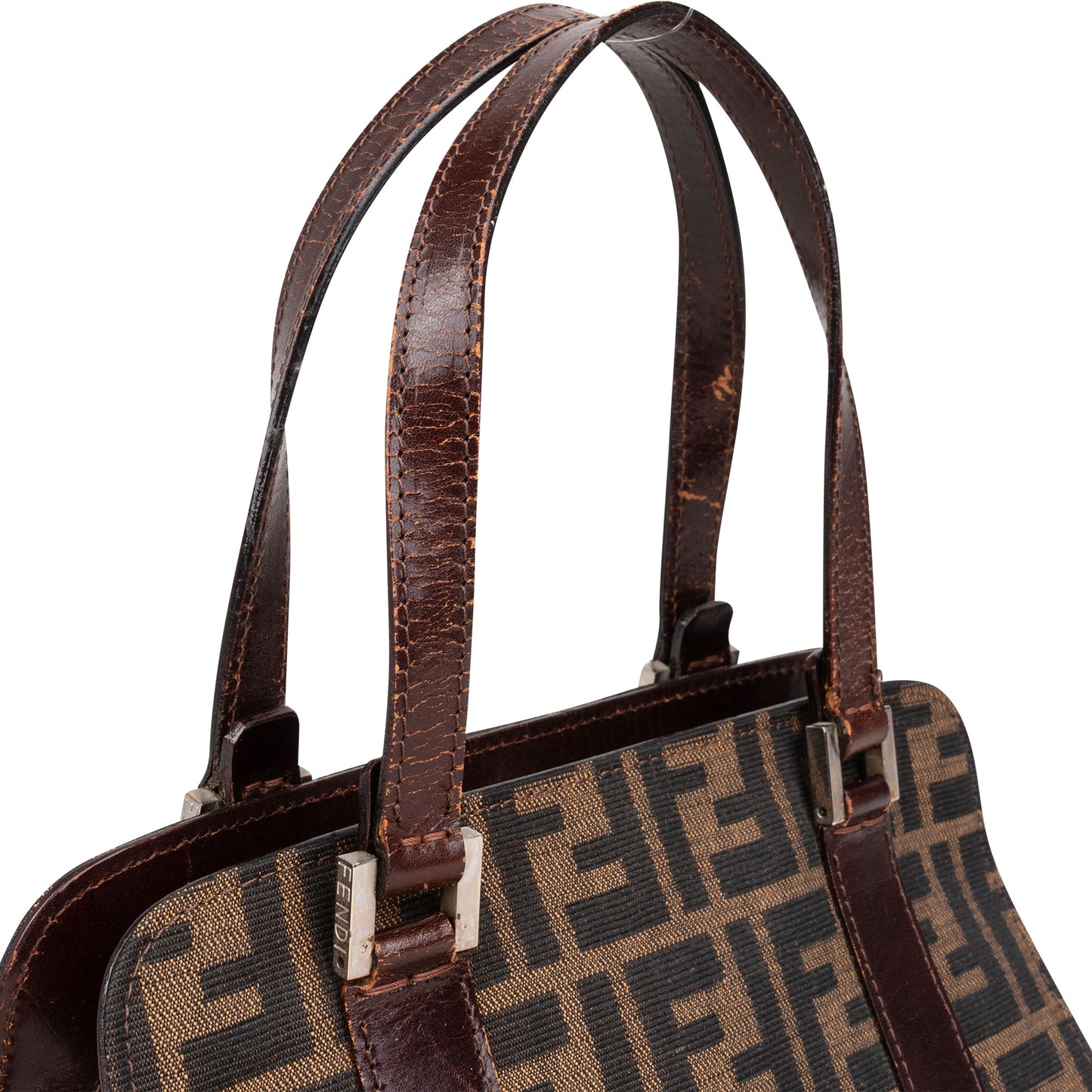 Fendi FF Monogram Zucca Handbag