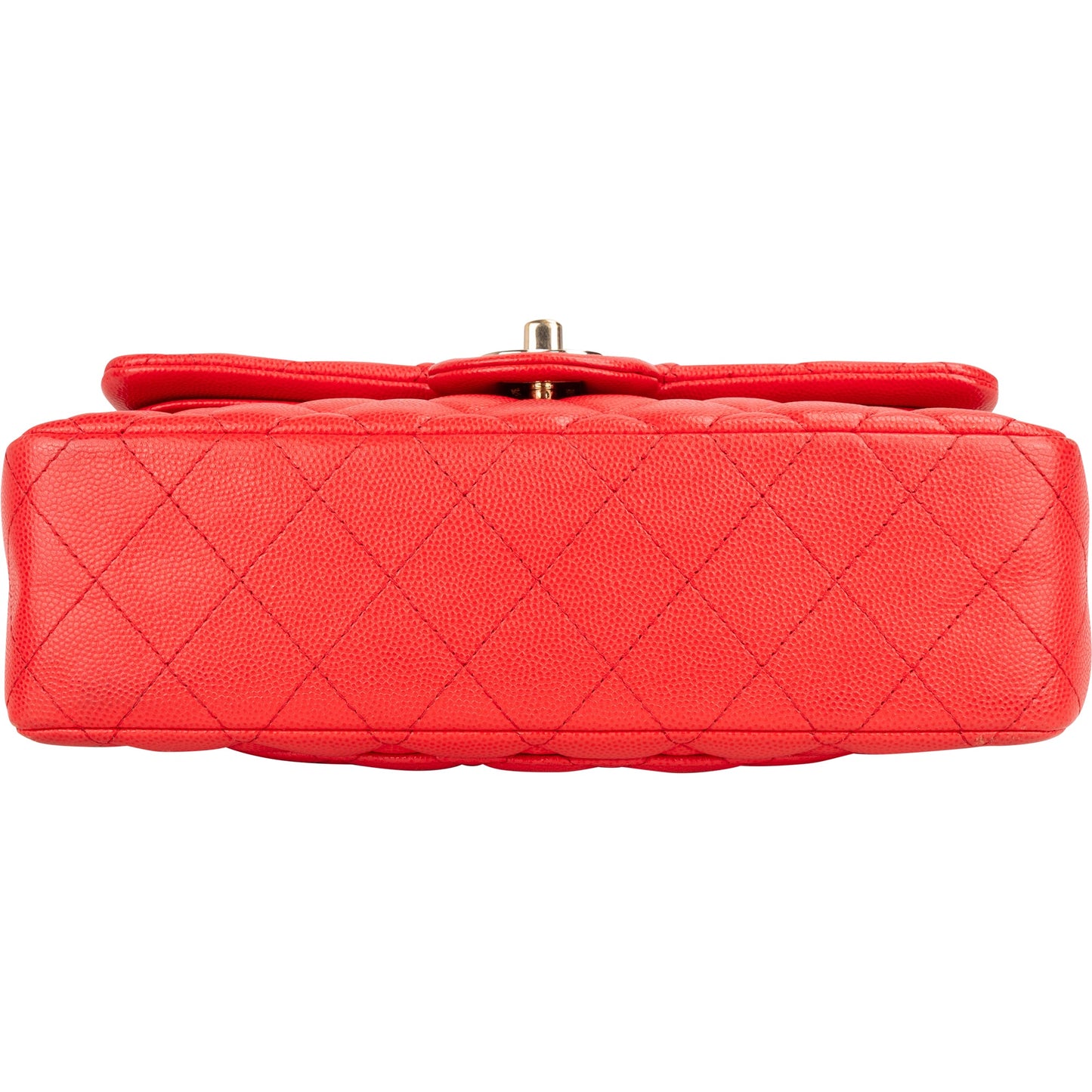 Chanel Quilted Caviar Leather Small Double Flap Crossbody Bag