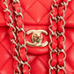 Chanel Quilted Caviar Leather Small Double Flap Crossbody Bag