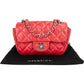 Chanel Quilted Perforated Lambskin Single Flap Crossbody Bag