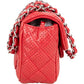 Chanel Quilted Perforated Lambskin Single Flap Crossbody Bag