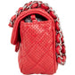 Chanel Quilted Perforated Lambskin Single Flap Crossbody Bag