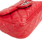 Chanel Quilted Perforated Lambskin Single Flap Crossbody Bag