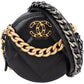 Chanel 19 Quilted Lambskin Round Crossbody Bag
