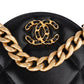 Chanel 19 Quilted Lambskin Round Crossbody Bag