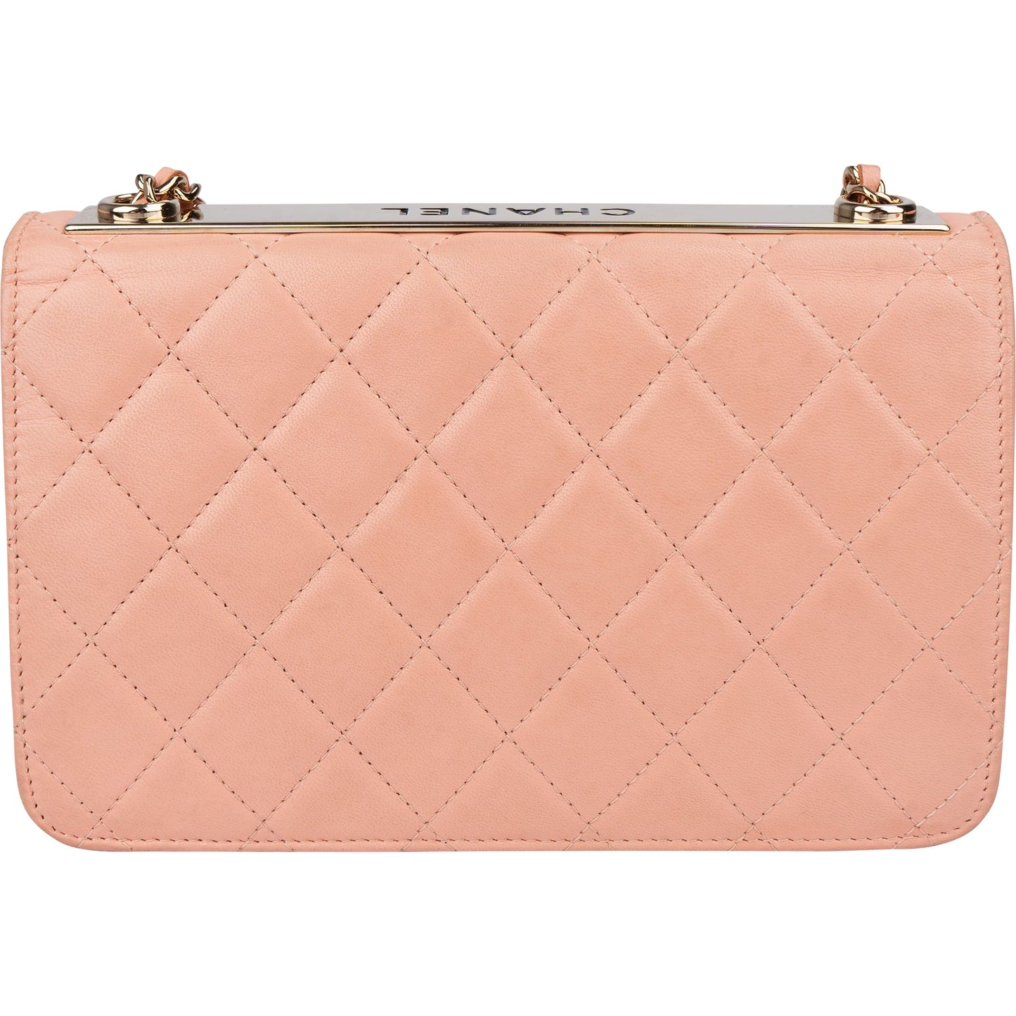 Chanel Quilted Lambskin Trendy CC Wallet On Chain Crossbody Bag