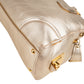 Miu Miu City aus goldfarbenem weichem Leder – Ansicht 9