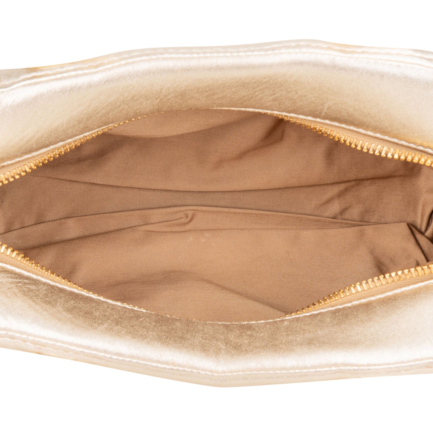 Miu Miu Golden Soft Leather City Handbag