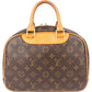 Louis Vuitton Canvas Monogram Trouville Handbag