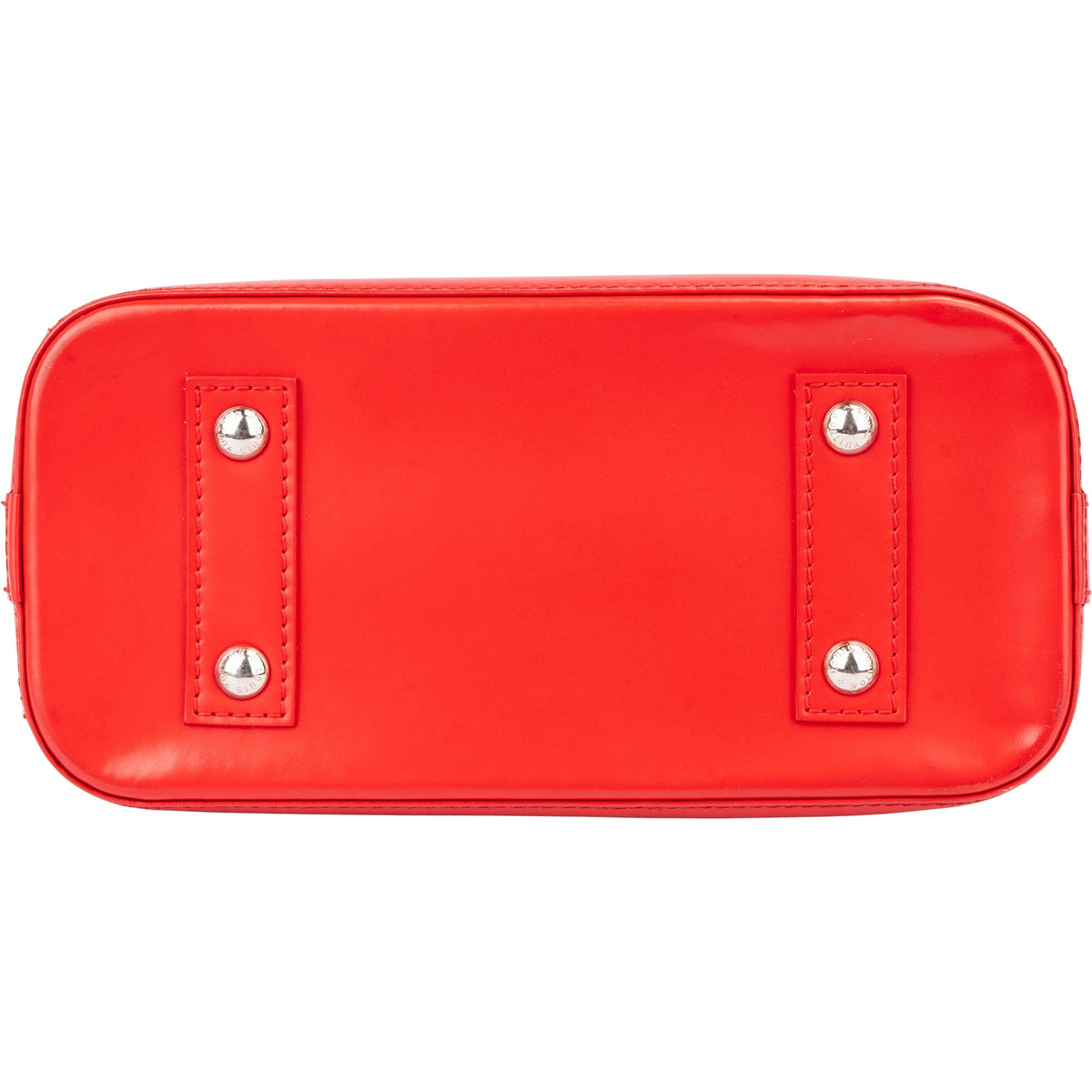 Louis Vuitton Rouge Epi Leather Alma BB Handbag