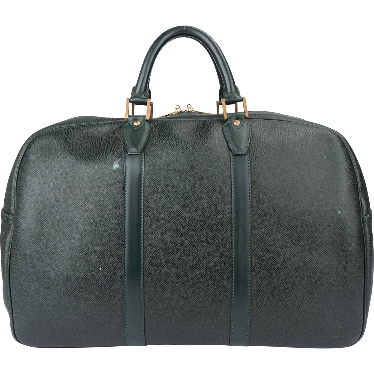 Louis Vuitton Kendall 45 aus grünem Taiga-Leder – Vorderansicht