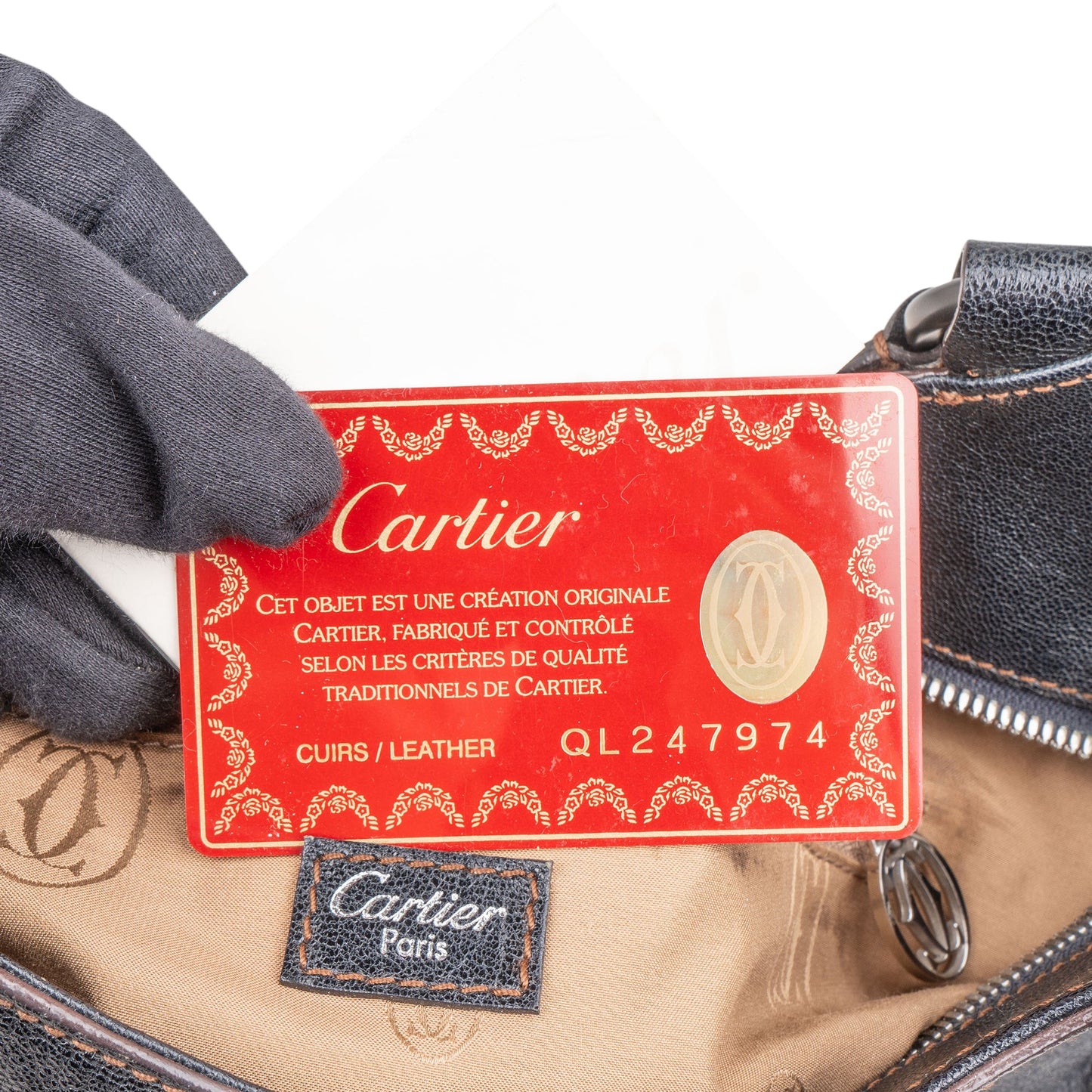 Cartier Classic Marcello Leather Handbag
