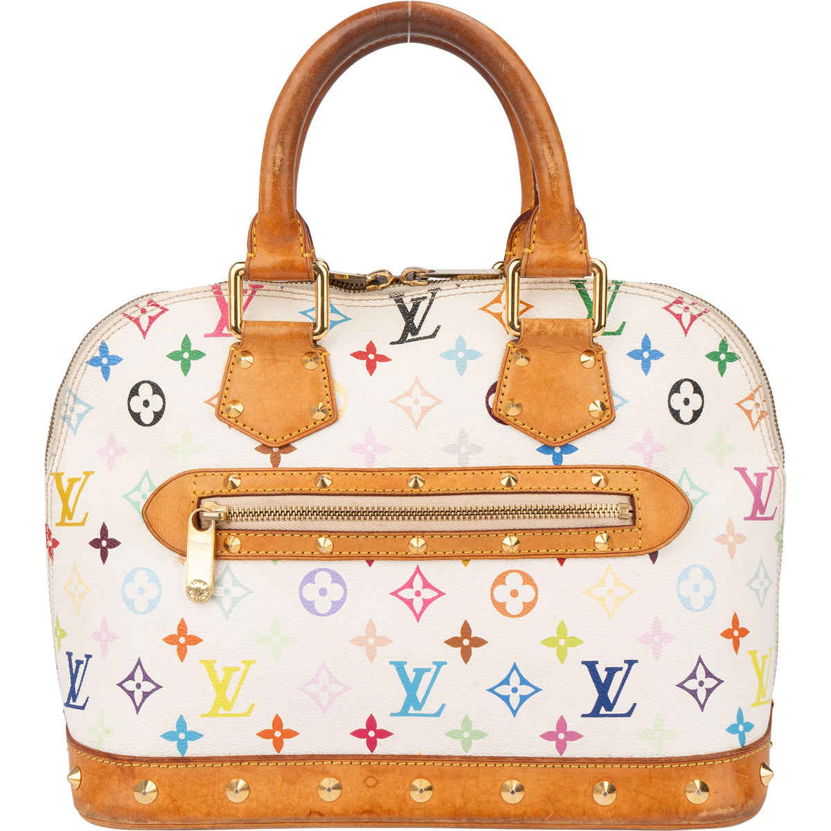 Louis Vuitton Alma PM aus Monogram Multicolore Canvas (Murakami) – Vorderansicht
