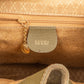 Gucci Suede Monogram Bamboo Backpack
