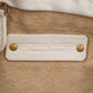 Bottega Veneta White Intrecciato Leather Lock Handbag