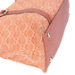 Gucci Pink Suede Monogram Abbey Handbag