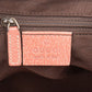 Gucci Pink Suede Monogram Abbey Handbag