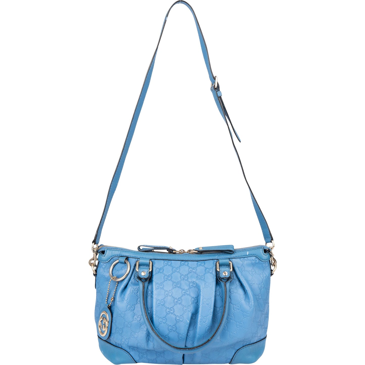 Gucci Leather GG Monogram Sukey Handbag