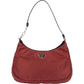 Prada Red Nylon Triangle Cleo Shoulder Bag