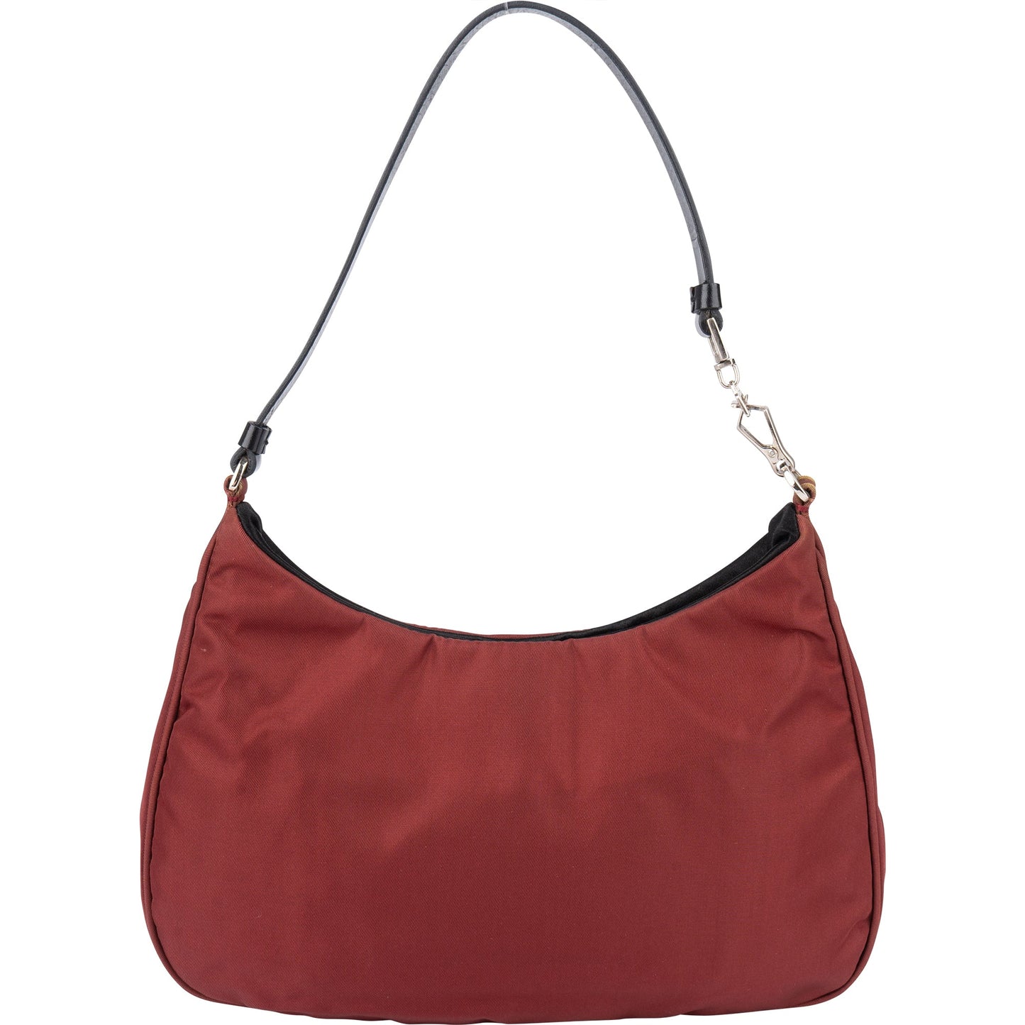 Prada Red Nylon Triangle Cleo Shoulder Bag