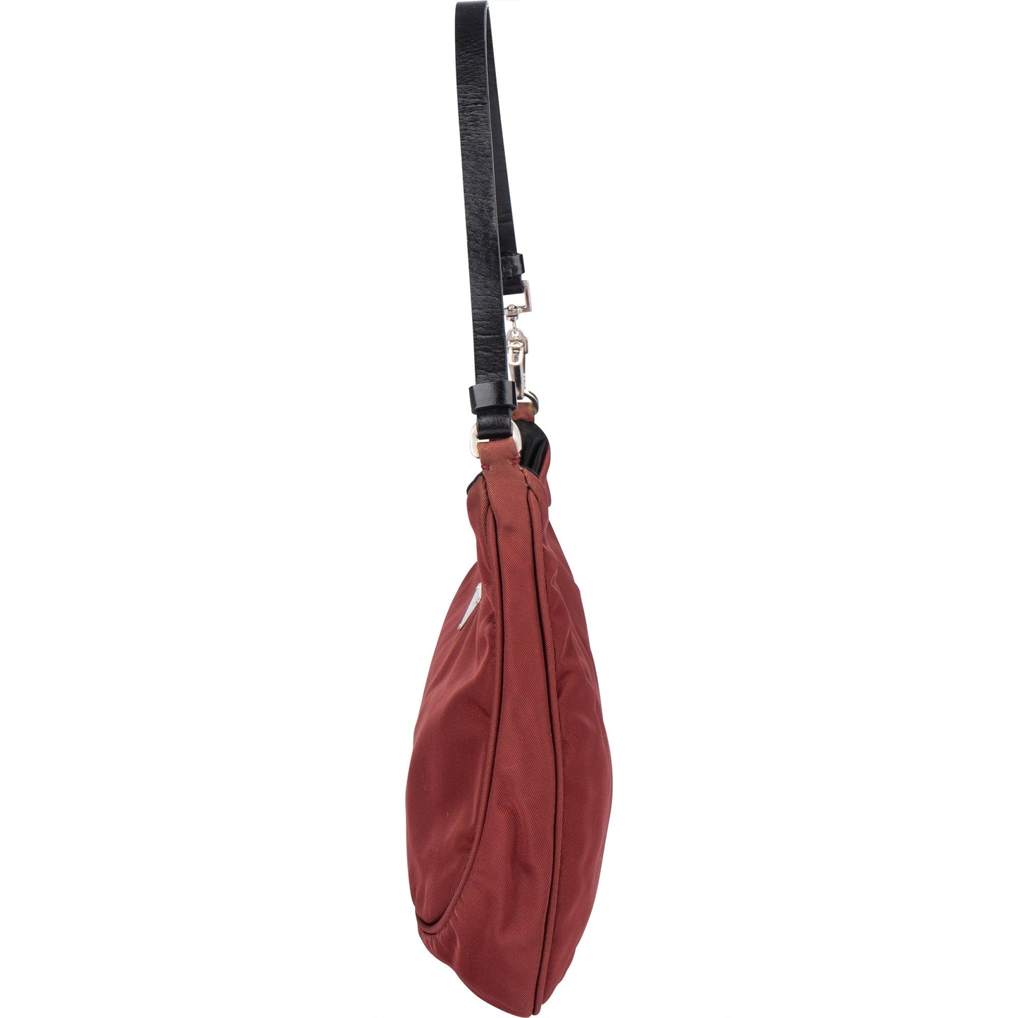 Prada Red Nylon Triangle Cleo Shoulder Bag