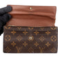 Louis Vuitton Canvas Monogram Sarah Wallet