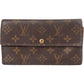 Louis Vuitton Canvas Monogram Sarah Wallet