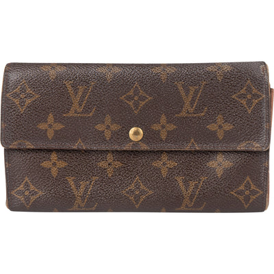 Louis Vuitton Canvas Monogram Sarah Wallet