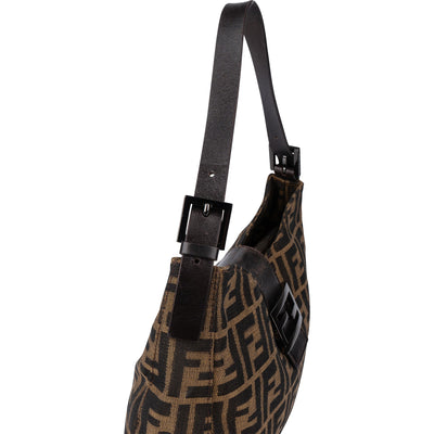Fendi FF Monogram Baguette Buckle Handbag