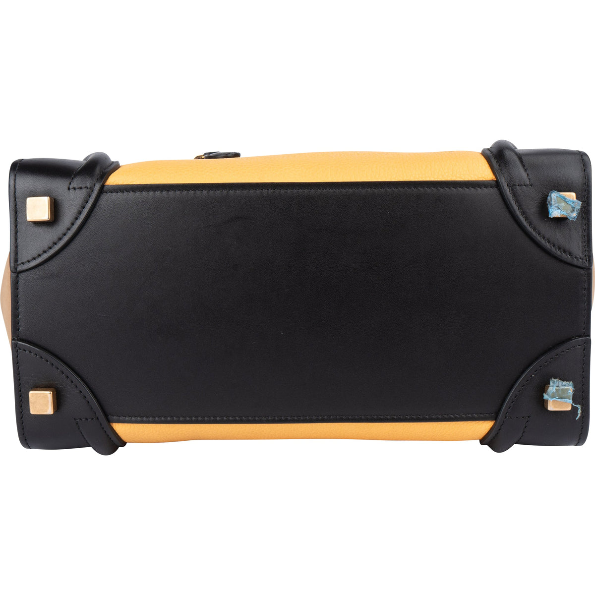 Céline Tricolor Leather Luggage Handbag