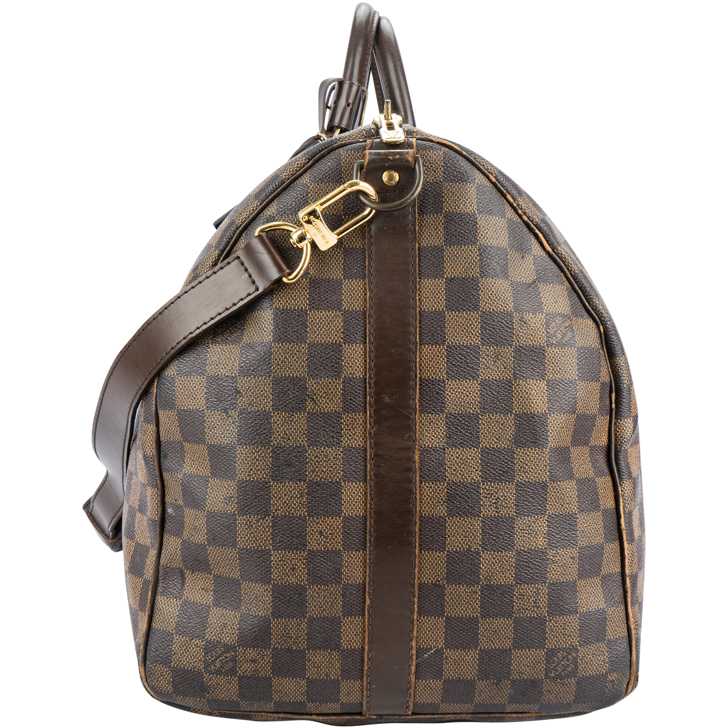 Louis Vuitton Damier Ebene Monogram Keepall 55 Bandouliere