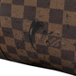 Louis Vuitton Damier Ebene Monogram Keepall 55 Bandouliere