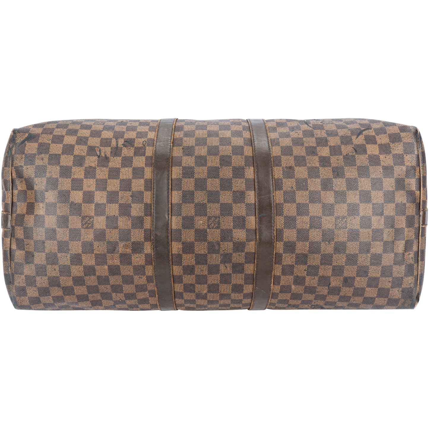 Louis Vuitton Damier Ebene Monogram Keepall 55 Bandouliere
