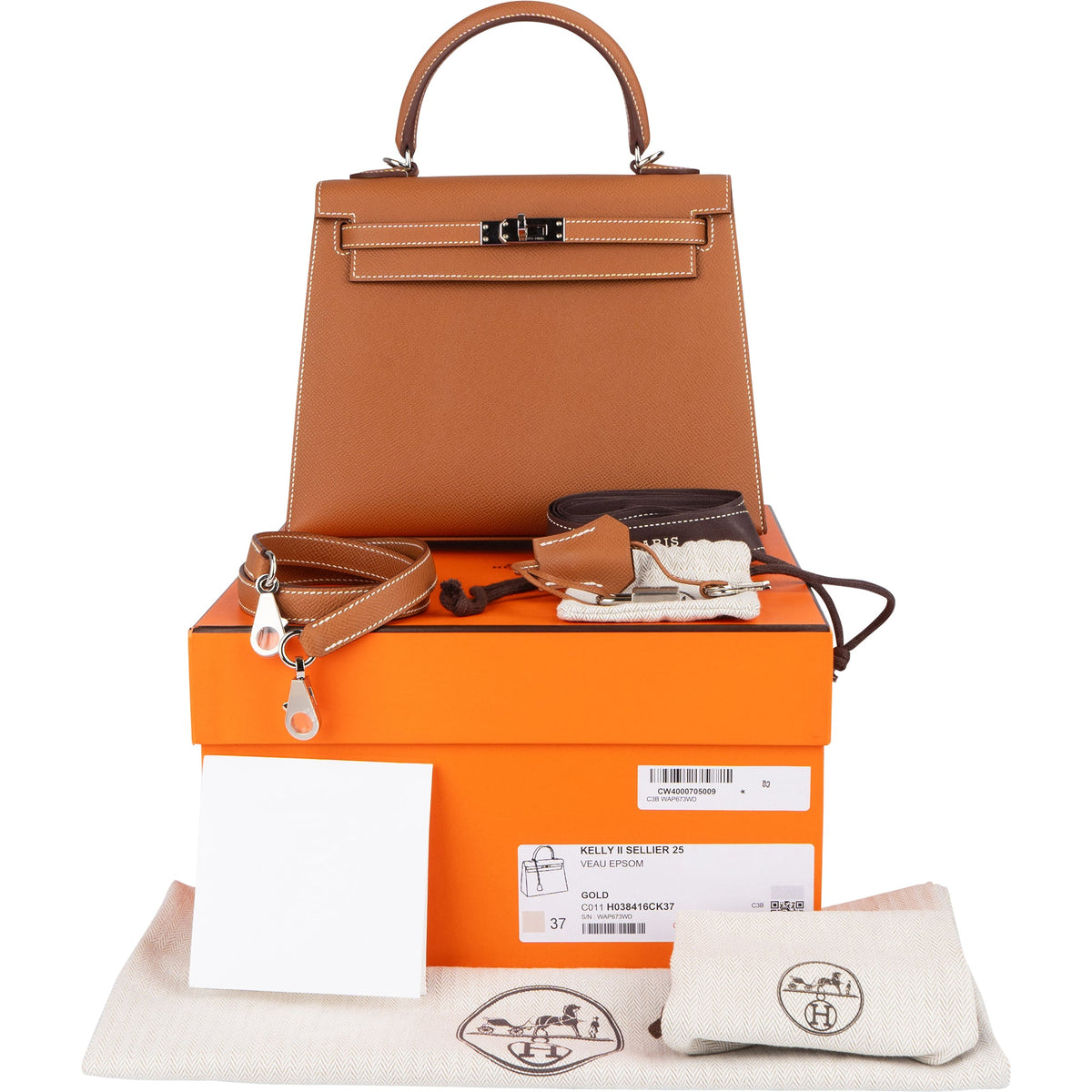 Hermès Veau Epsom Sellier Kelly 25 Handbag