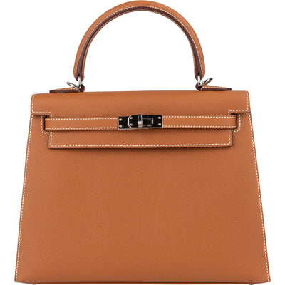 Hermès Veau Epsom Sellier Kelly 25 Handtasche