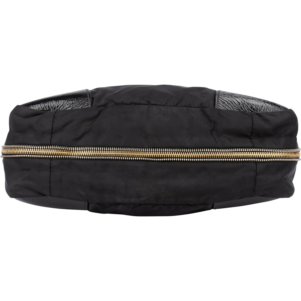 Prada Black Nylon Zipper Handbag