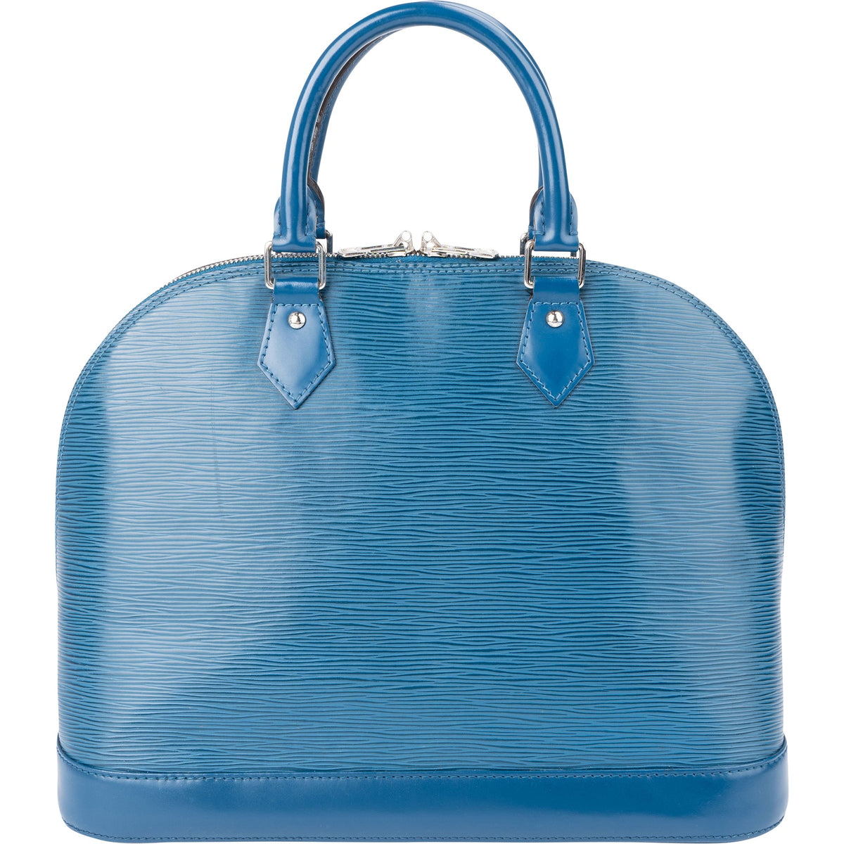 Louis Vuitton Blue Epi Leather Alma GM Handbag