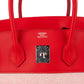 Hermès Fray Swift / Toile H Rouge de Coeur Birkin 35 Handbag