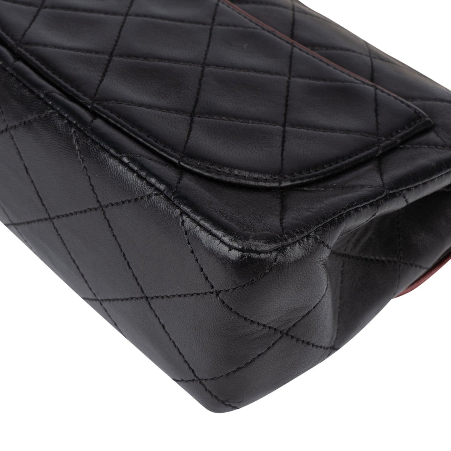 Chanel Quilted Lambskin 24K Gold Single Flap Crossbody Bag