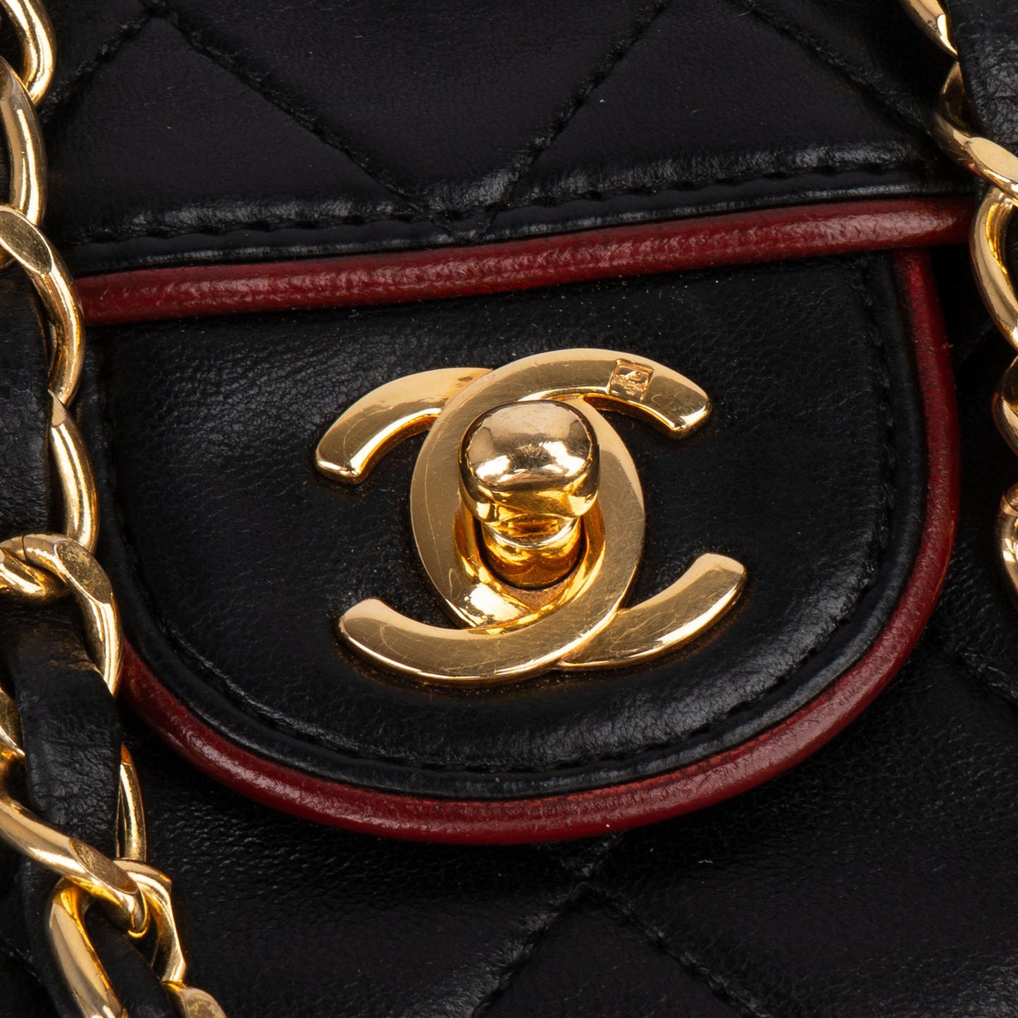 Chanel Quilted Lambskin 24K Gold Single Flap Crossbody Bag