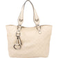 Gucci Leather GG Monogram Horsebit Handbag