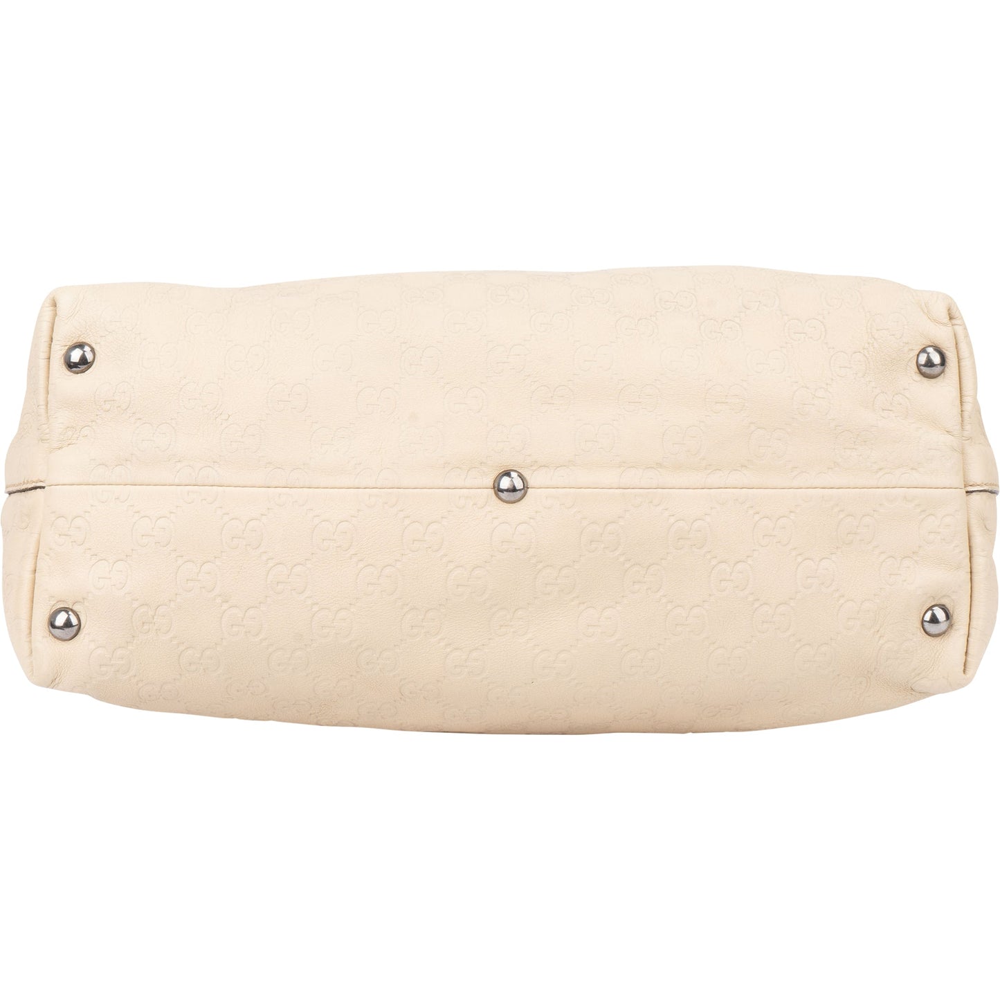 Gucci Leather GG Monogram Horsebit Handbag