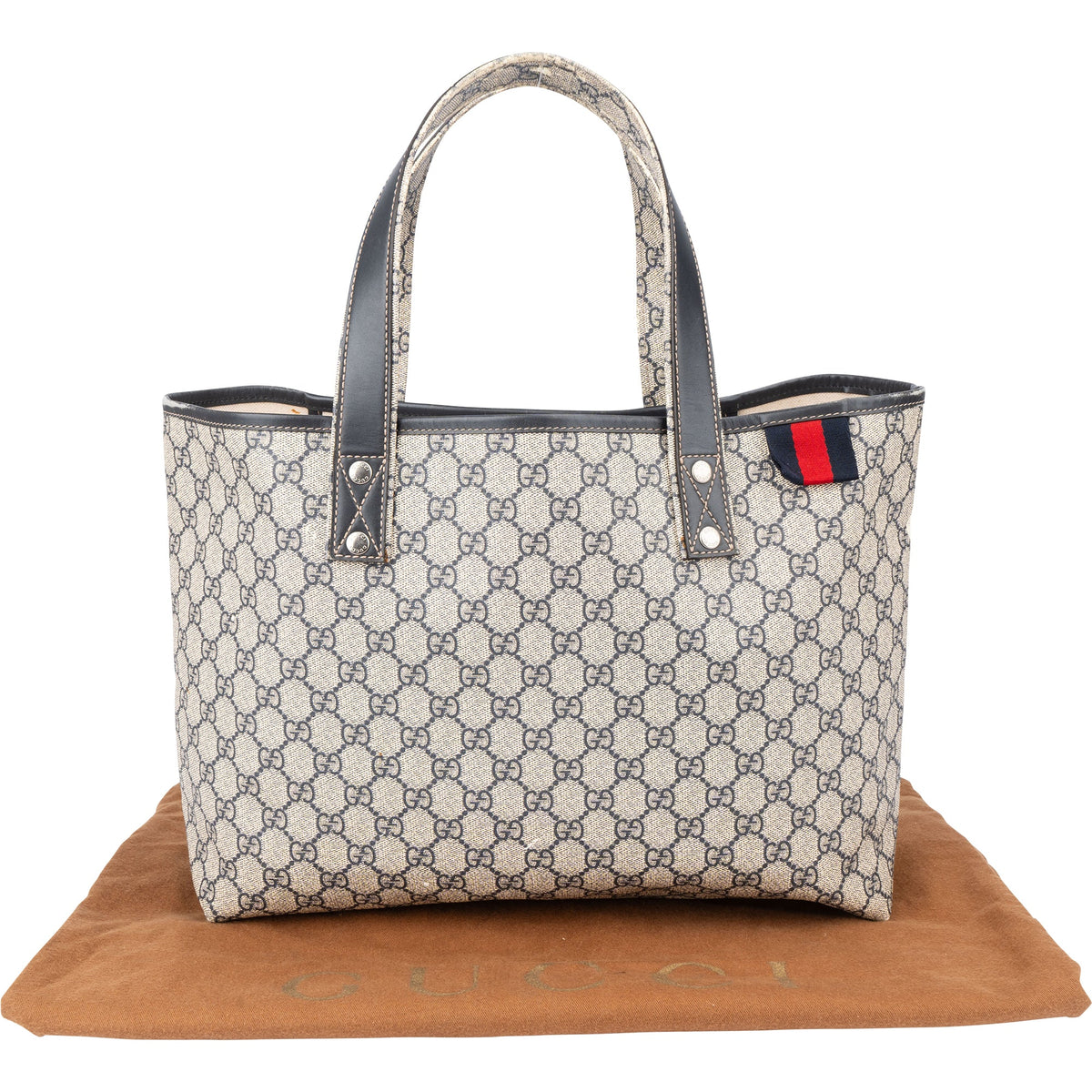 Gucci Canvas GG Monogram Sherry Line Handbag